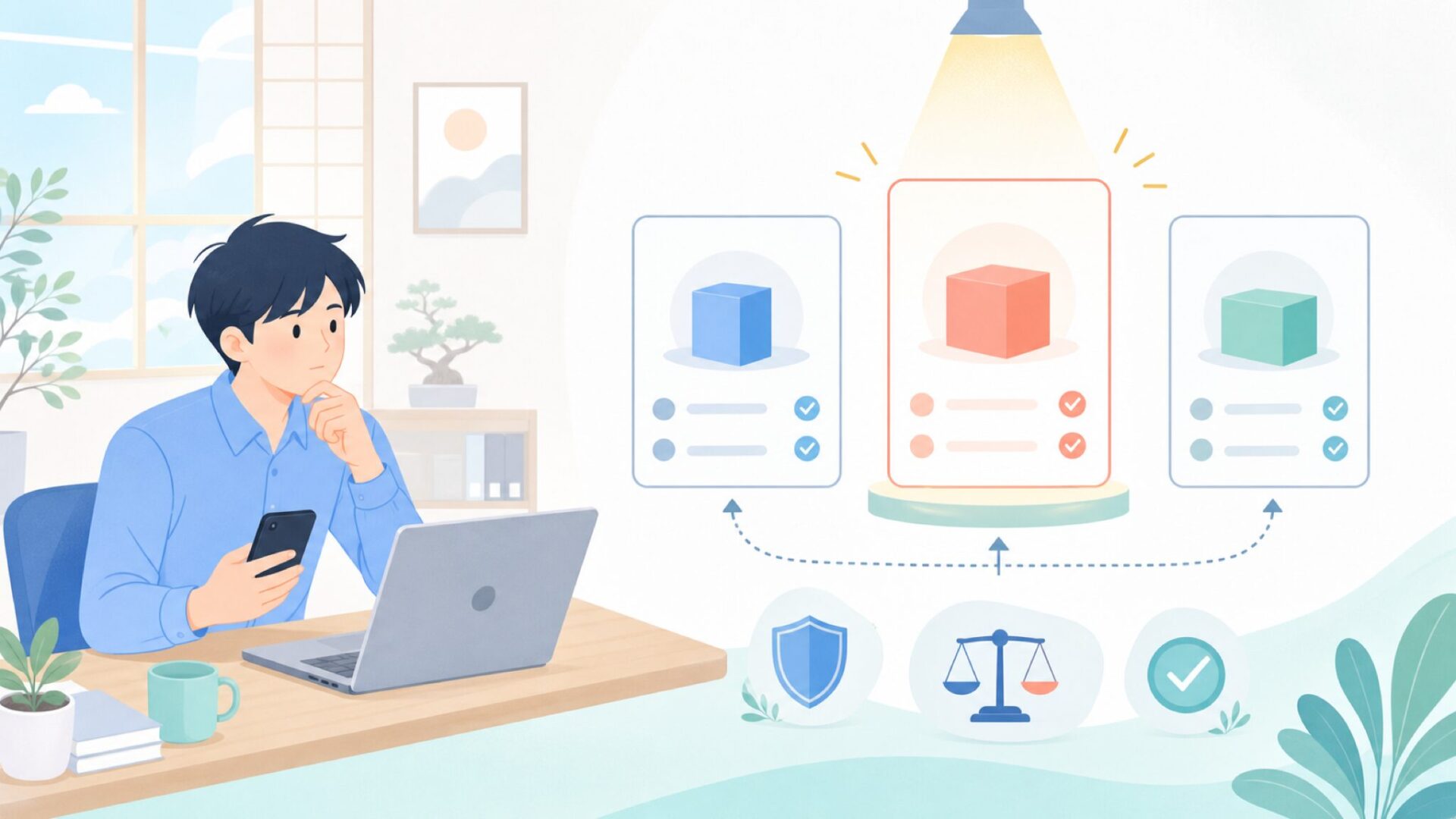 GeeekPiと類似ブランドを比較してわかる立ち位置を表すイラスト
