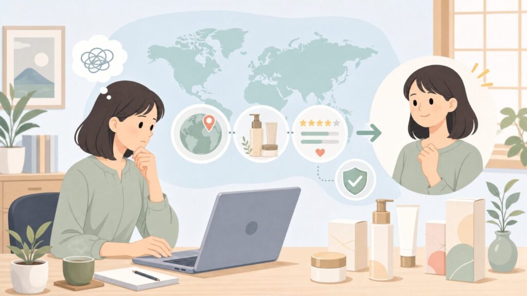 Dr.Hauschkaはどこの国のブランド？特徴と口コミを解説の要点を表すイラスト