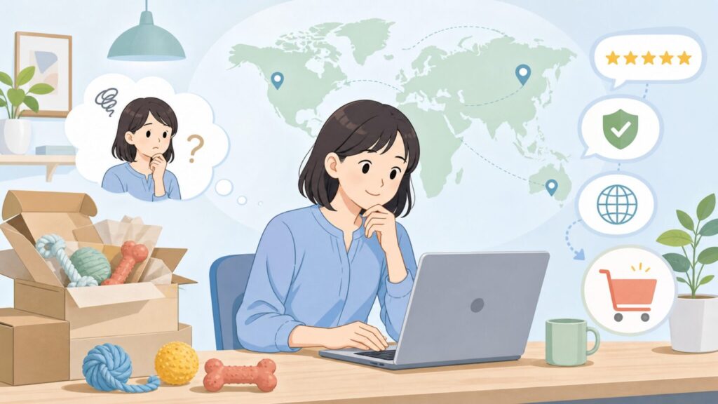 Chiwava犬おもちゃはどこの国?安全性と選び方を徹底解説の要点を表すイラスト