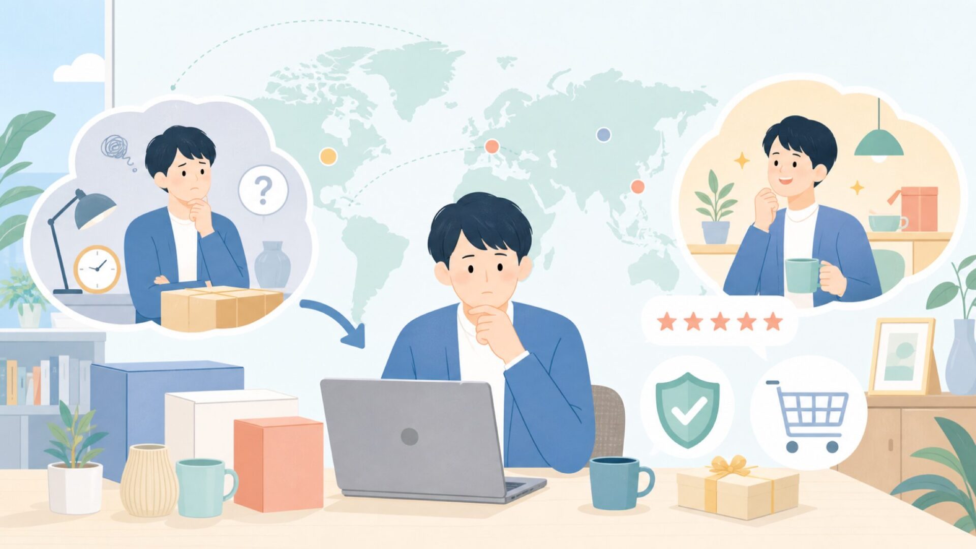 Balviはどこの国?バルセロナ生まれの個性派雑貨ブランドをやさしく解説の要点を表すイラスト