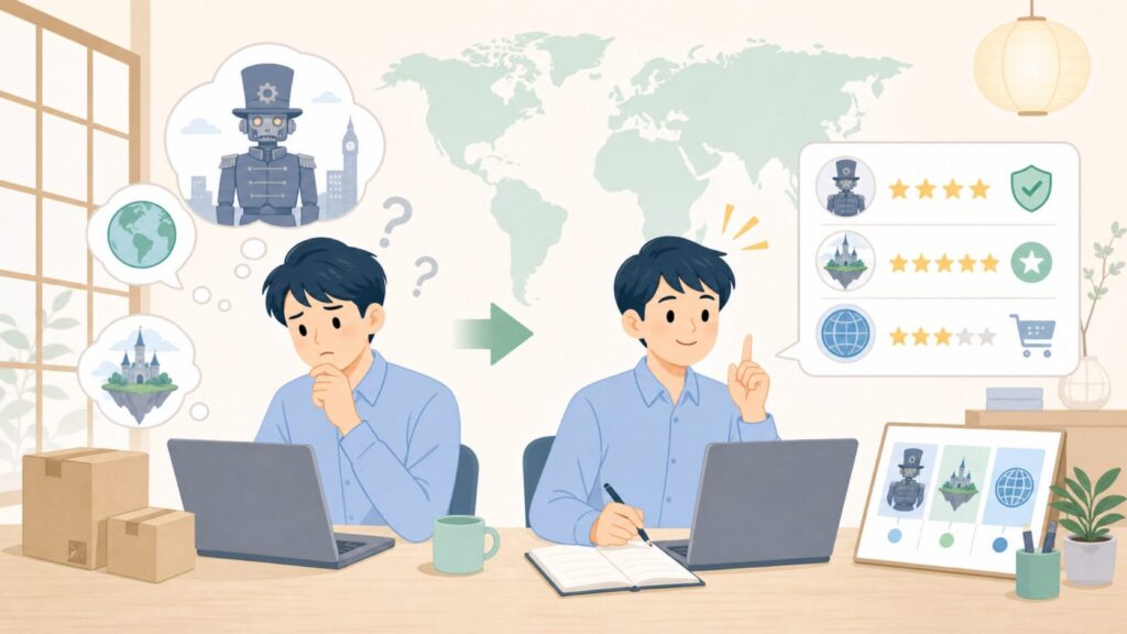Clockwork Soldierはどこの国?英国と架空設定を整理の要点を表すイラスト