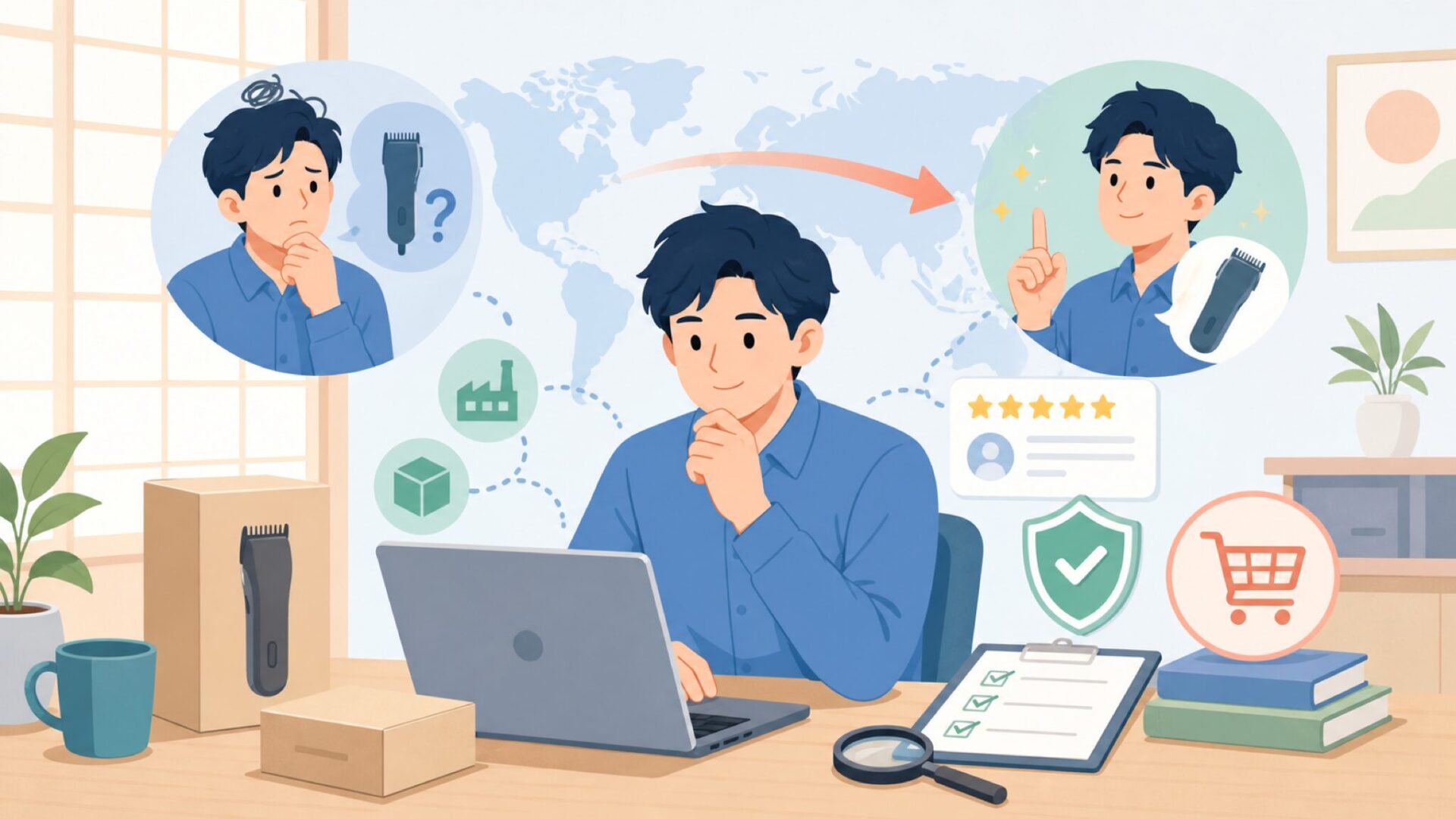 MANSPOTバリカンはどこの国？運営企業と安全性を徹底検証の要点を表すイラスト