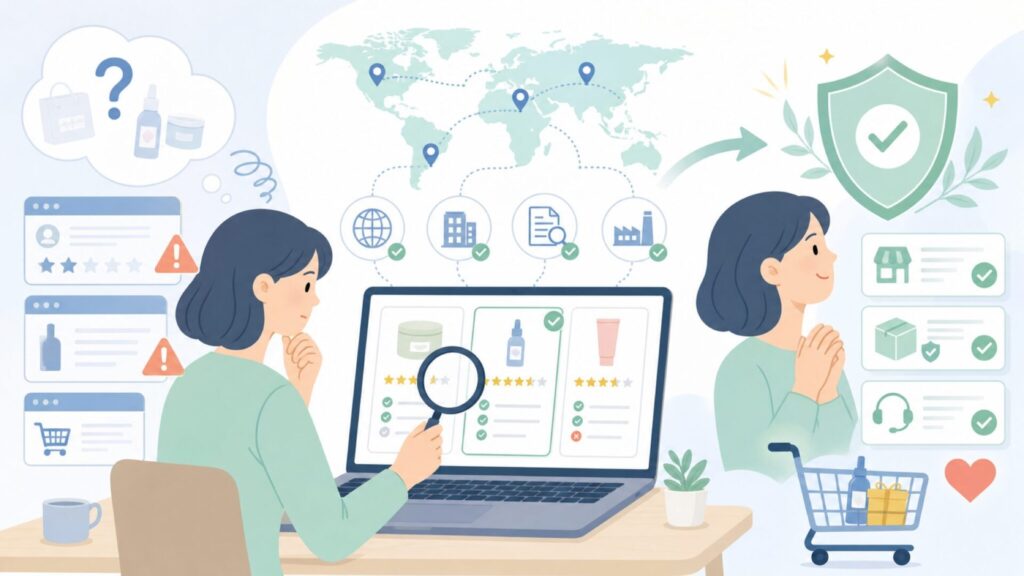 Morsatieはどこの国?正体と安全性の見極め方の要点を表すイラスト