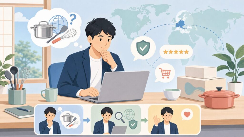 Kuchenprofiはどこの国？ドイツ発の実力と評判を解説の要点を表すイラスト