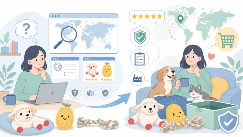 Multipetはどこの国のブランド?代表商品と安全性ガイドの要点を表すイラスト