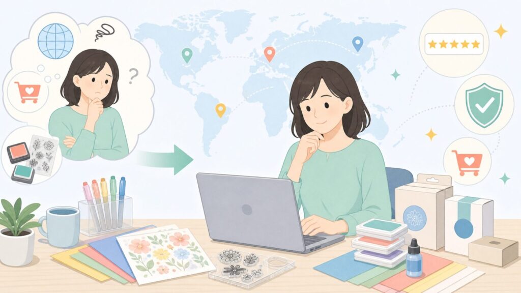 Catherine Poolerはどこの国？特徴と人気商品ガイドの要点を表すイラスト