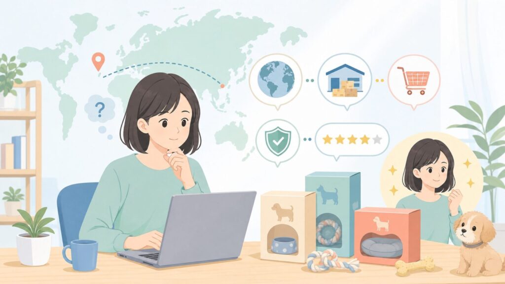 Max & Molly はどこの国？特徴と正規販売店を解説の要点を表すイラスト