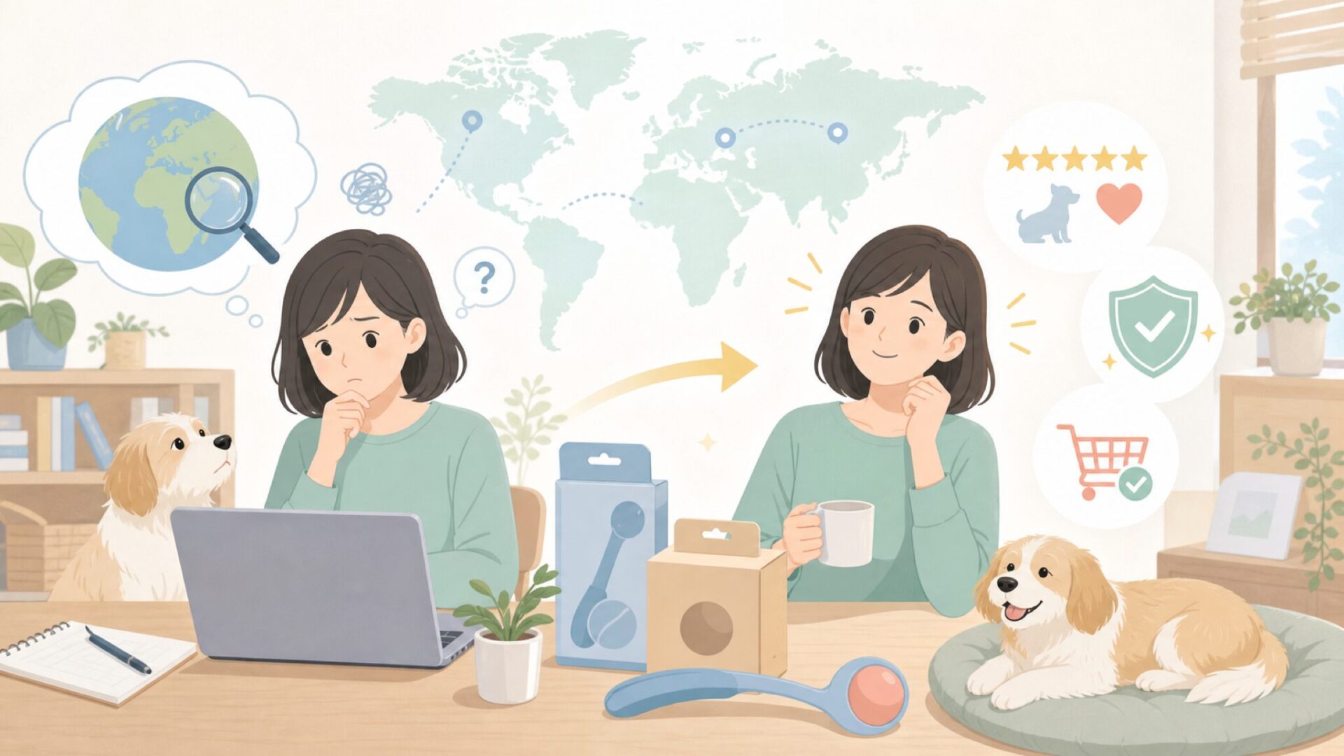Chuckitはどこの国のブランド？正規品の見分け方も解説の要点を表すイラスト
