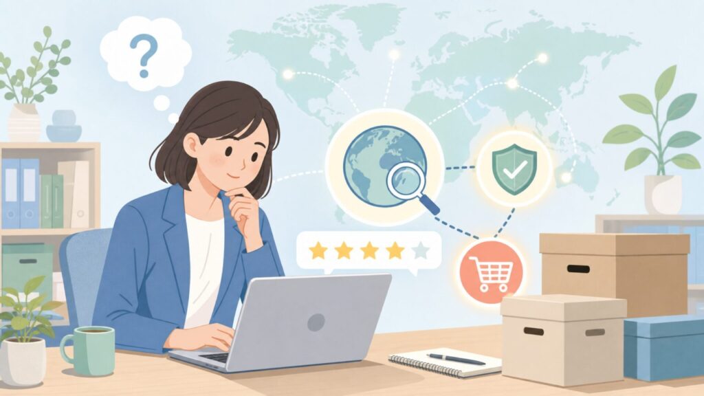 Madesmartどこの国？アメリカ企業の実力と日本での安全な買い方まとめの要点を表すイラスト