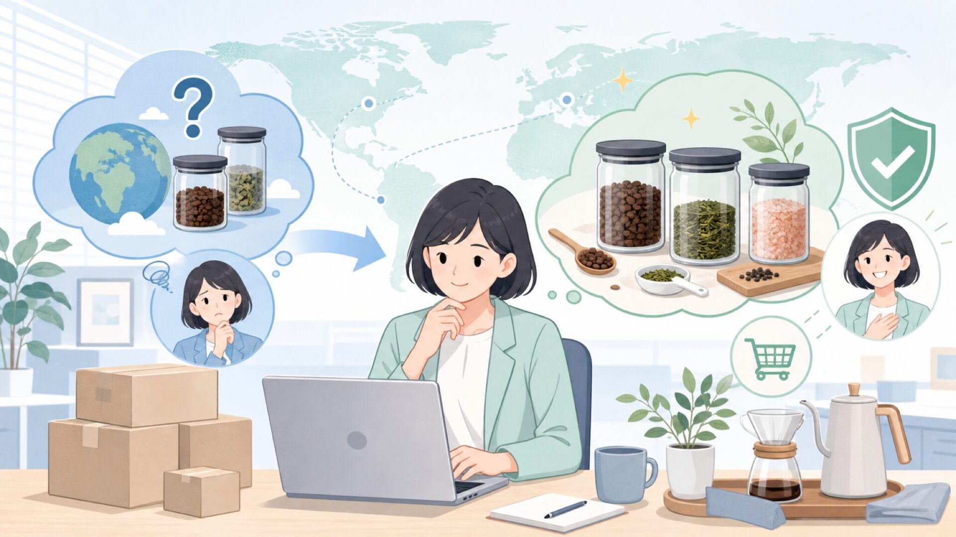 Preparaはどこの国のブランド?EVAKキャニスターの正体と選び方の要点を表すイラスト