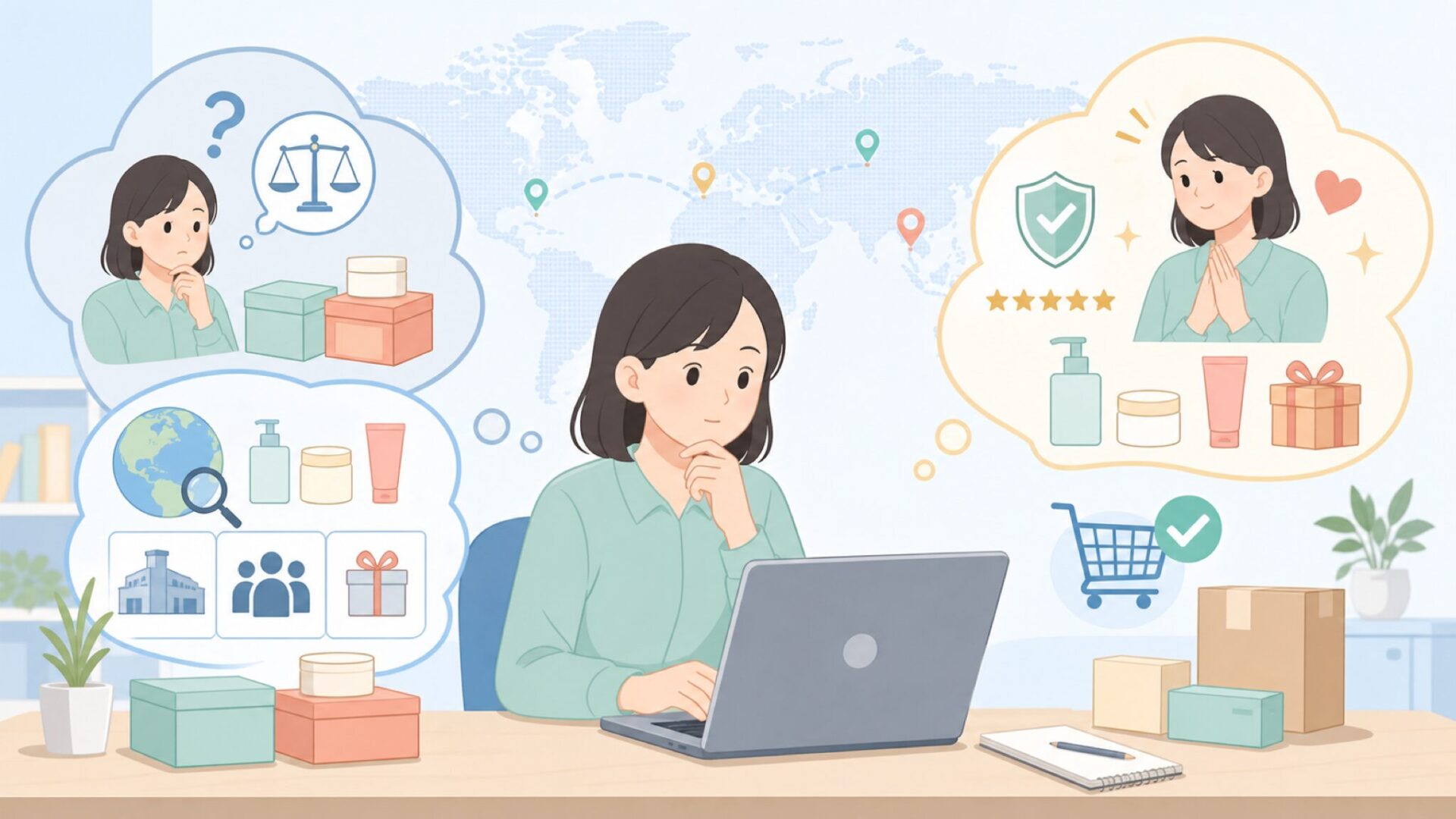 Sassi Juniorはどこの国のブランド?Sassyとの違いも解説の要点を表すイラスト