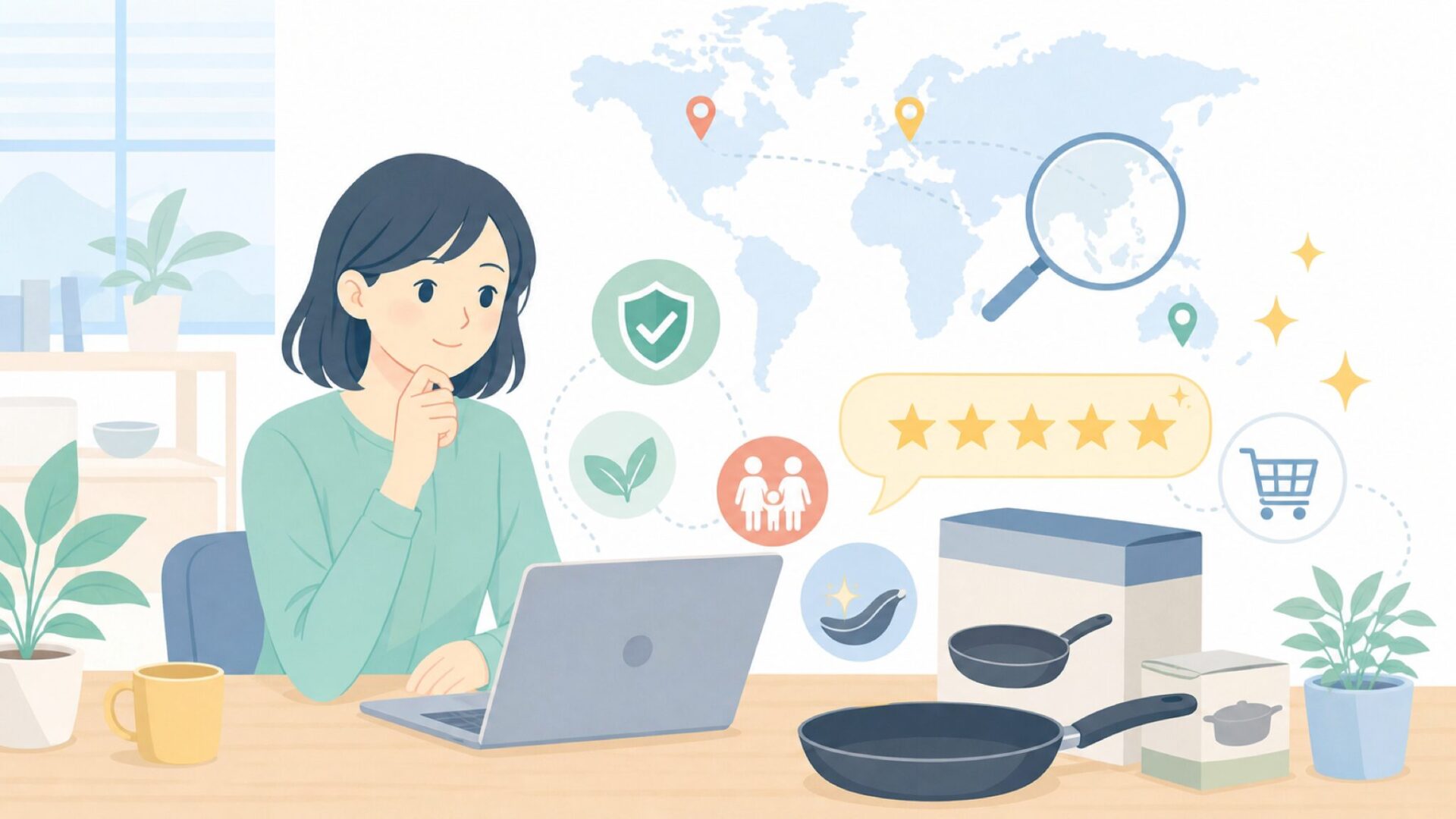 Scanpanはどこの国のブランド?口コミ・安全性を徹底解説の要点を表すイラスト