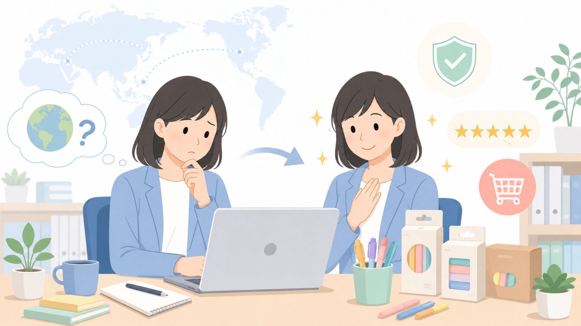 STABILOはどこの国の文具ブランド?代表商品を解説の要点を表すイラスト