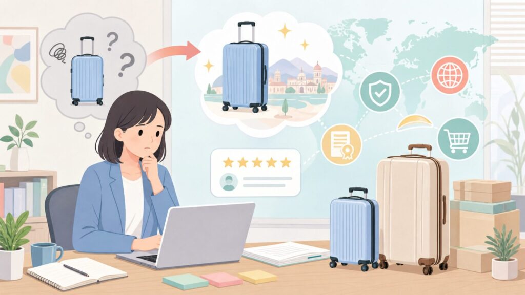 Delseyはどこの国？フランス発ブランドの評判と信頼度の要点を表すイラスト