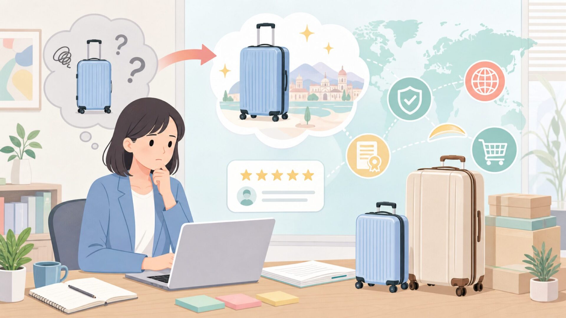 Delseyはどこの国？フランス発ブランドの評判と信頼度の要点を表すイラスト