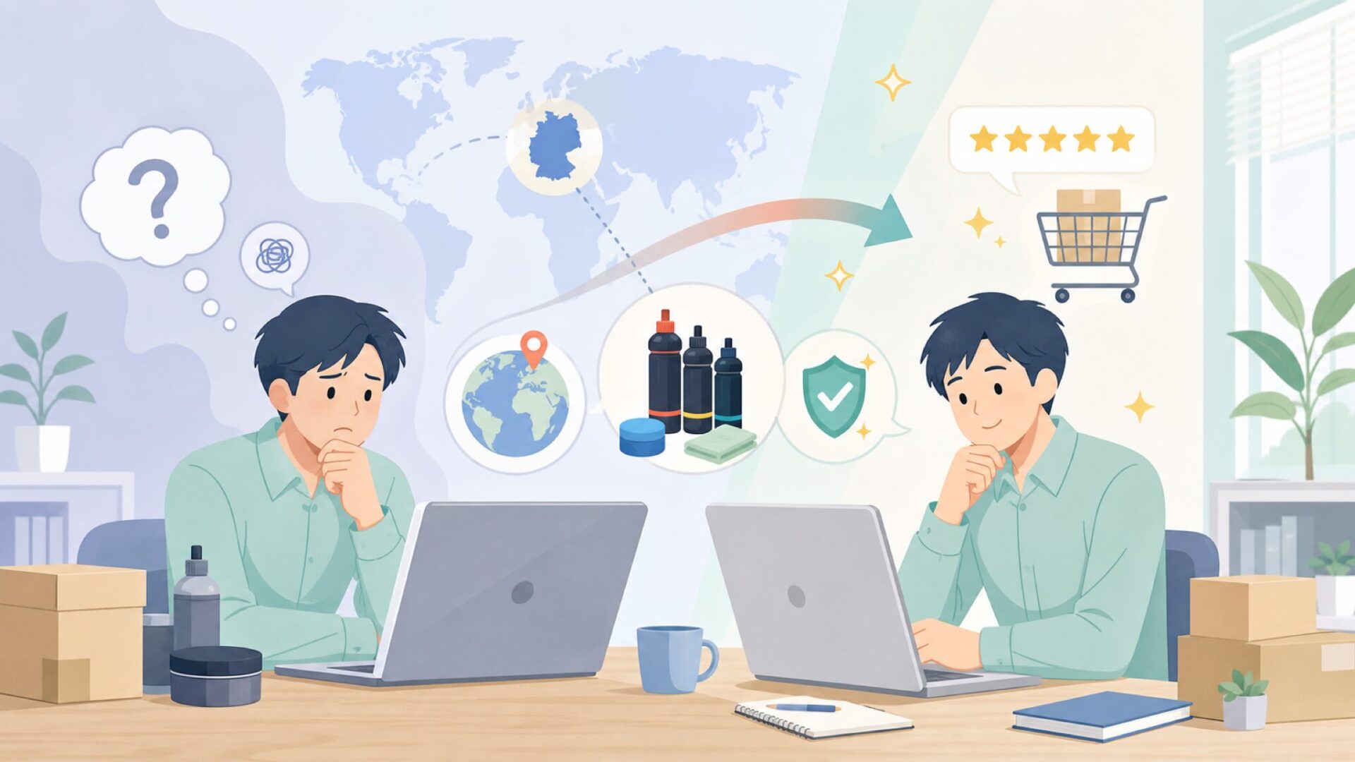 Menzernaはどこの国？ドイツ発コンパウンドの信頼性を解説の要点を表すイラスト