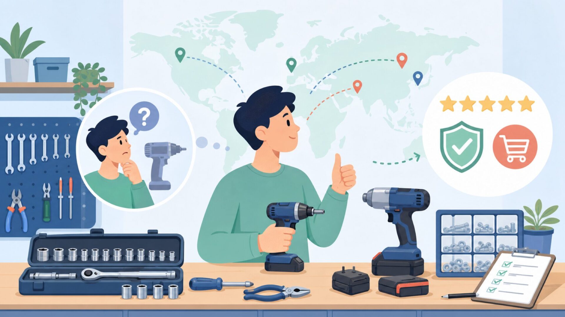 NACHIドリルはどこの国?不二越ブランドの信頼性を徹底解説の要点を表すイラスト