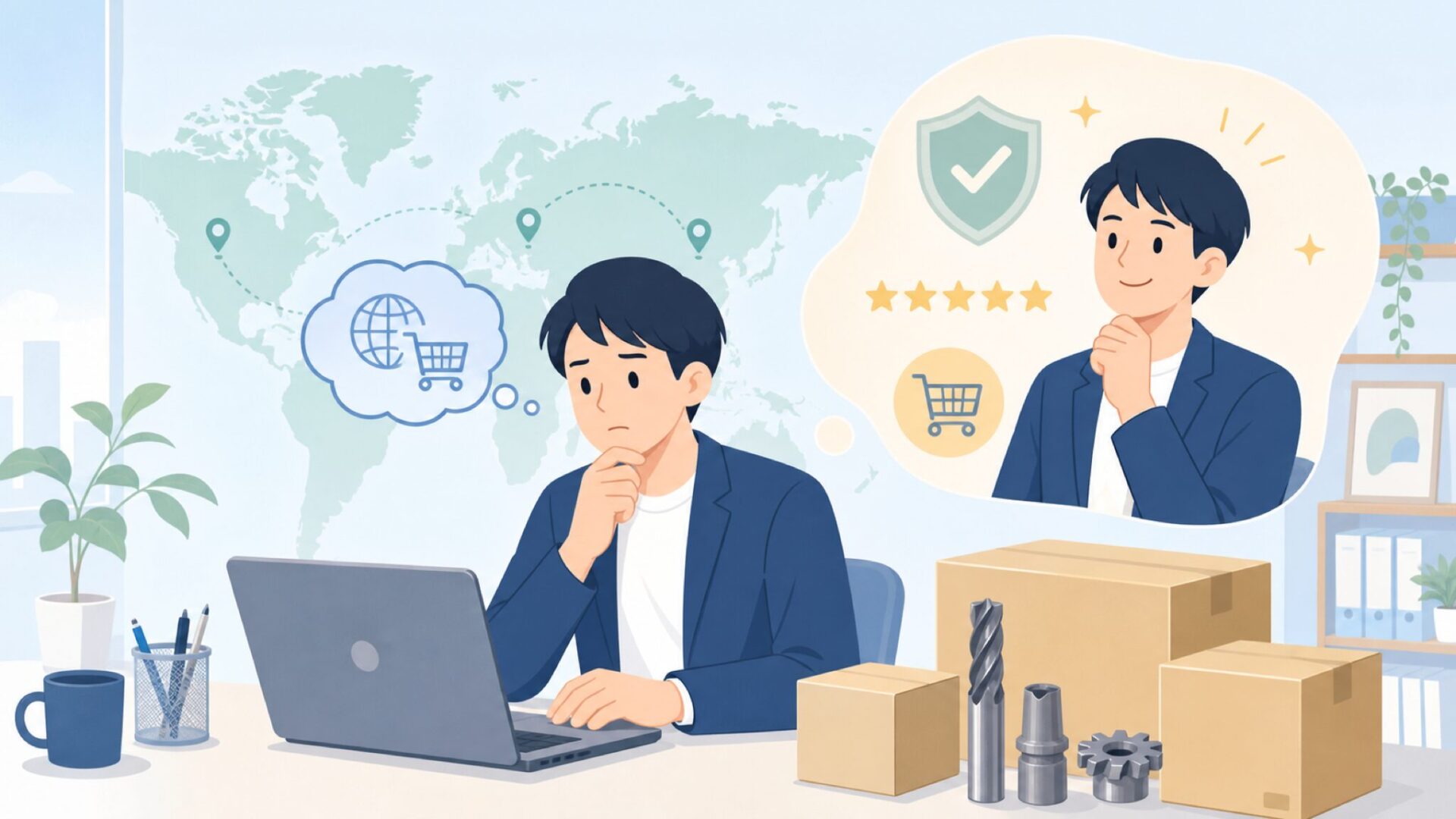 OSG Toolsはどこの国の会社？本社所在地と海外拠点を解説の要点を表すイラスト