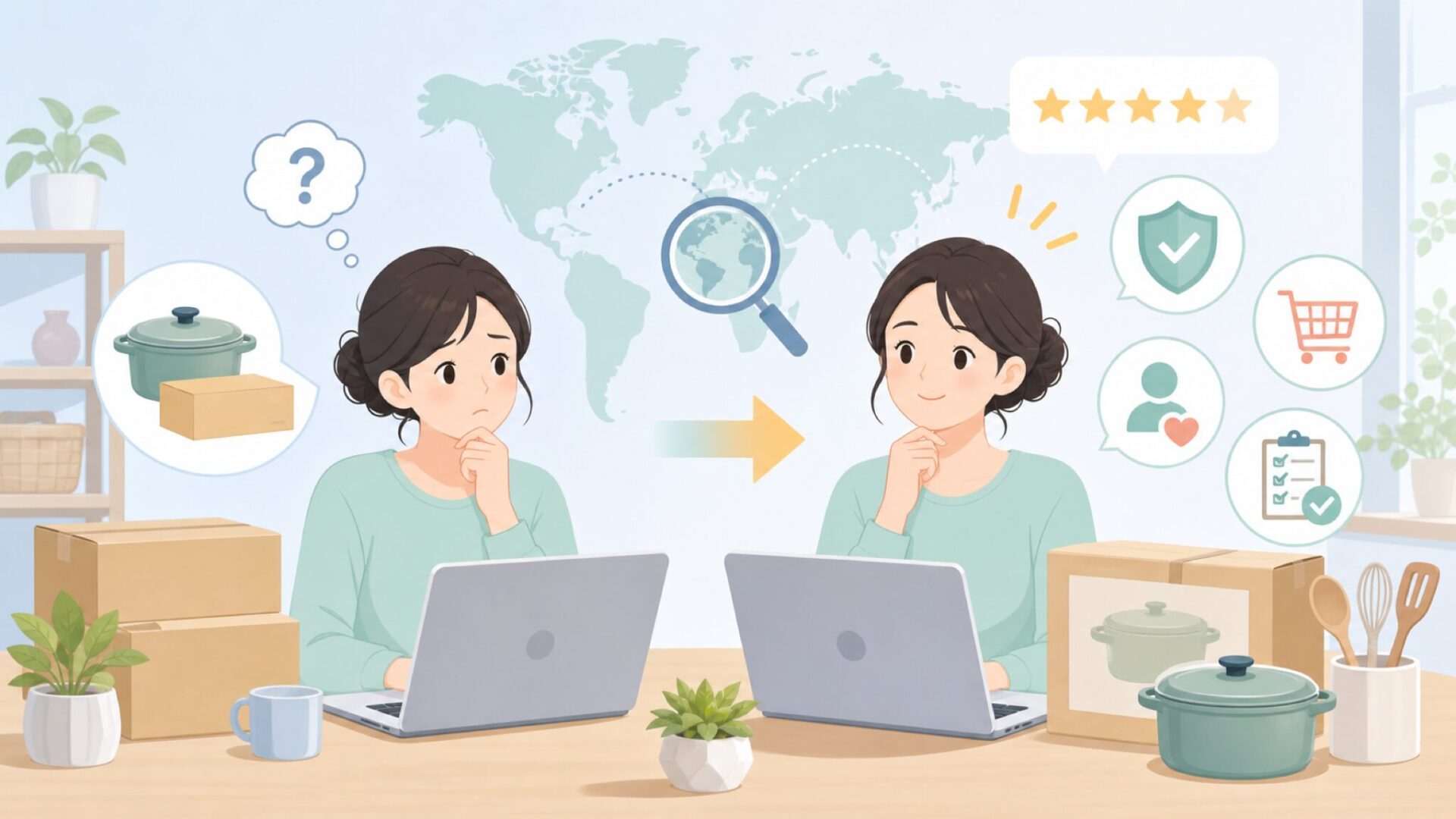 HIC Harold Importはどこの国？会社概要と評判を解説の要点を表すイラスト