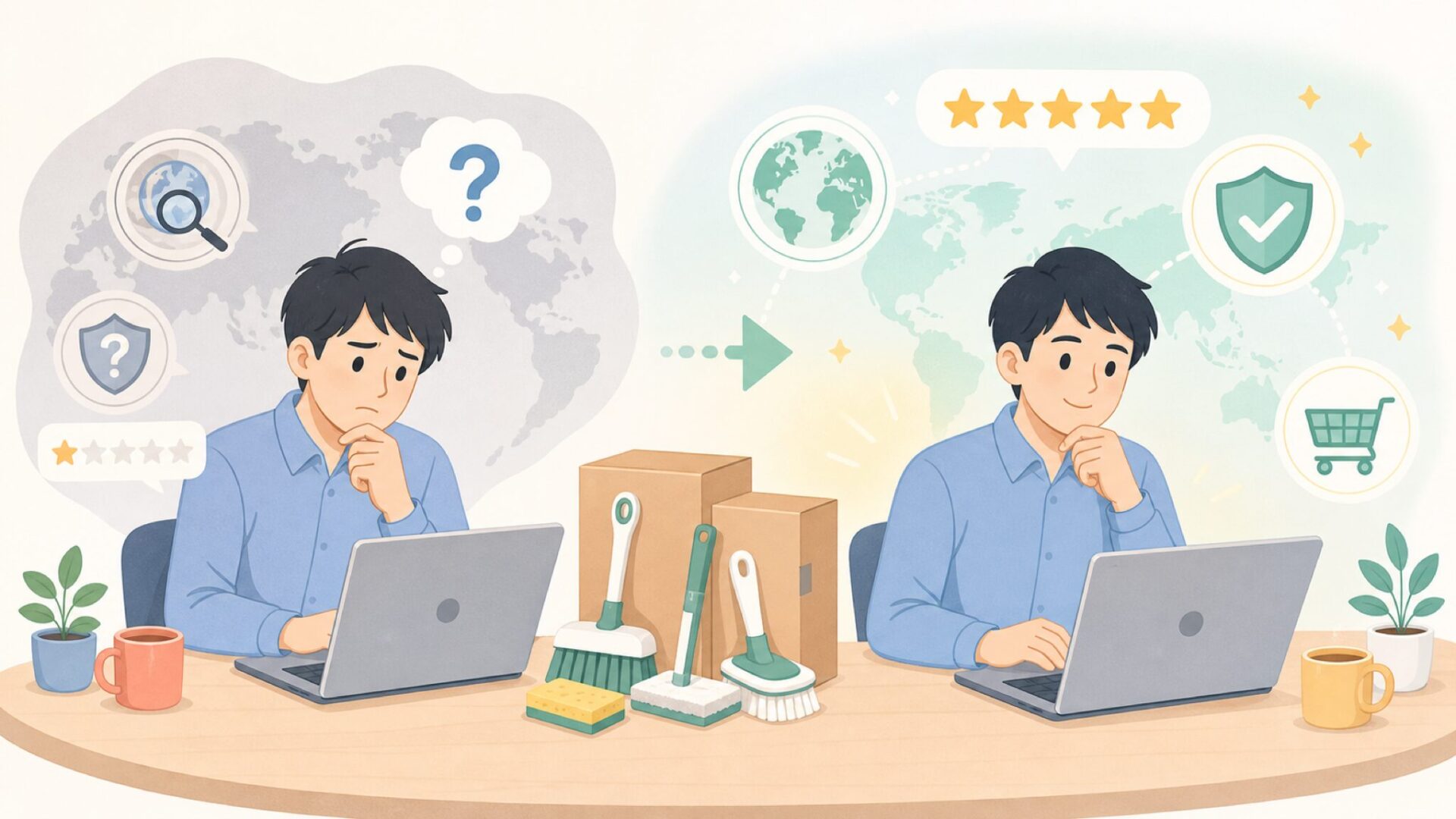 Libmanはどこの国の会社？拠点や代表商品からわかる安心感の要点を表すイラスト
