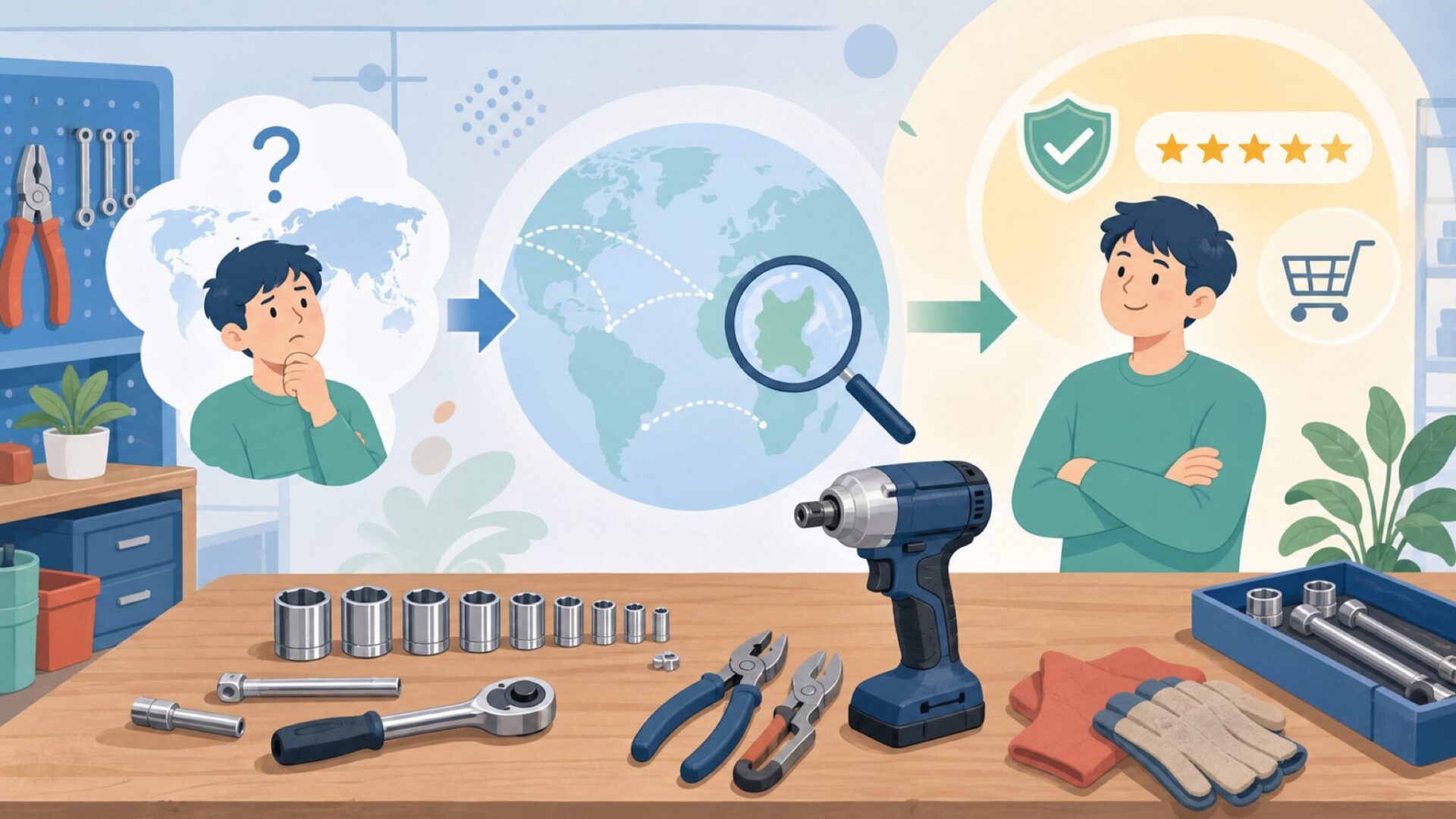 Malco Toolsどこの国のブランド？信頼性と選び方を徹底解説の要点を表すイラスト