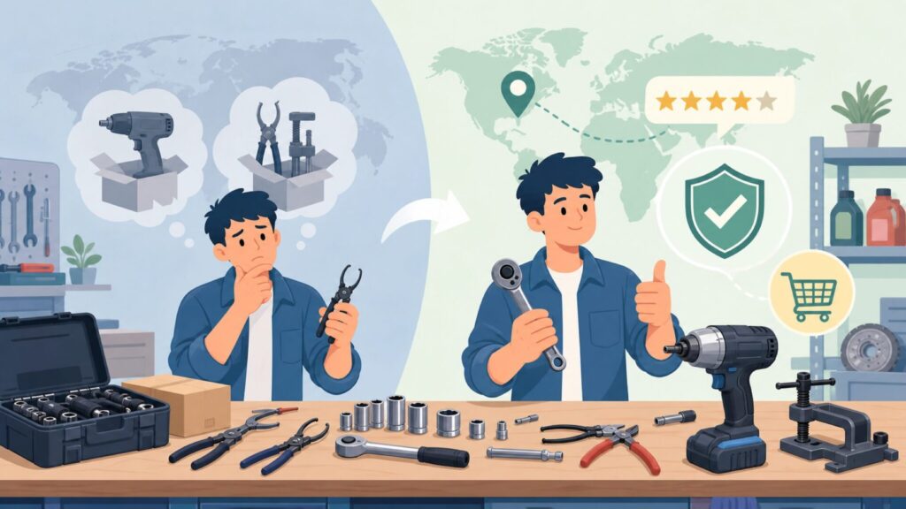 Lang Toolsはどこの国のブランド？整備士が使う理由も解説の要点を表すイラスト