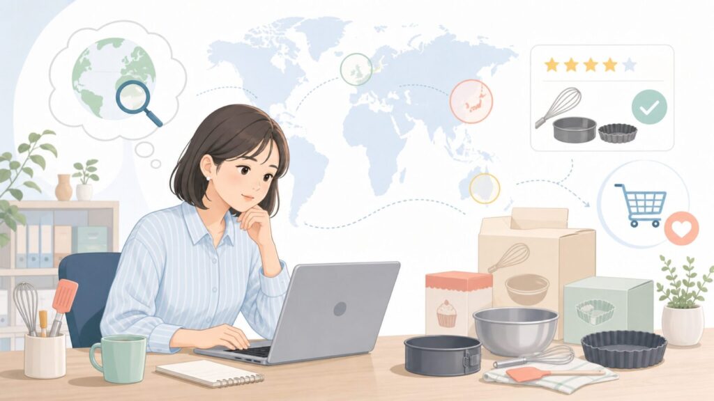 Patisseはどこの国のブランド?製菓用品の特徴と選び方を解説の要点を表すイラスト