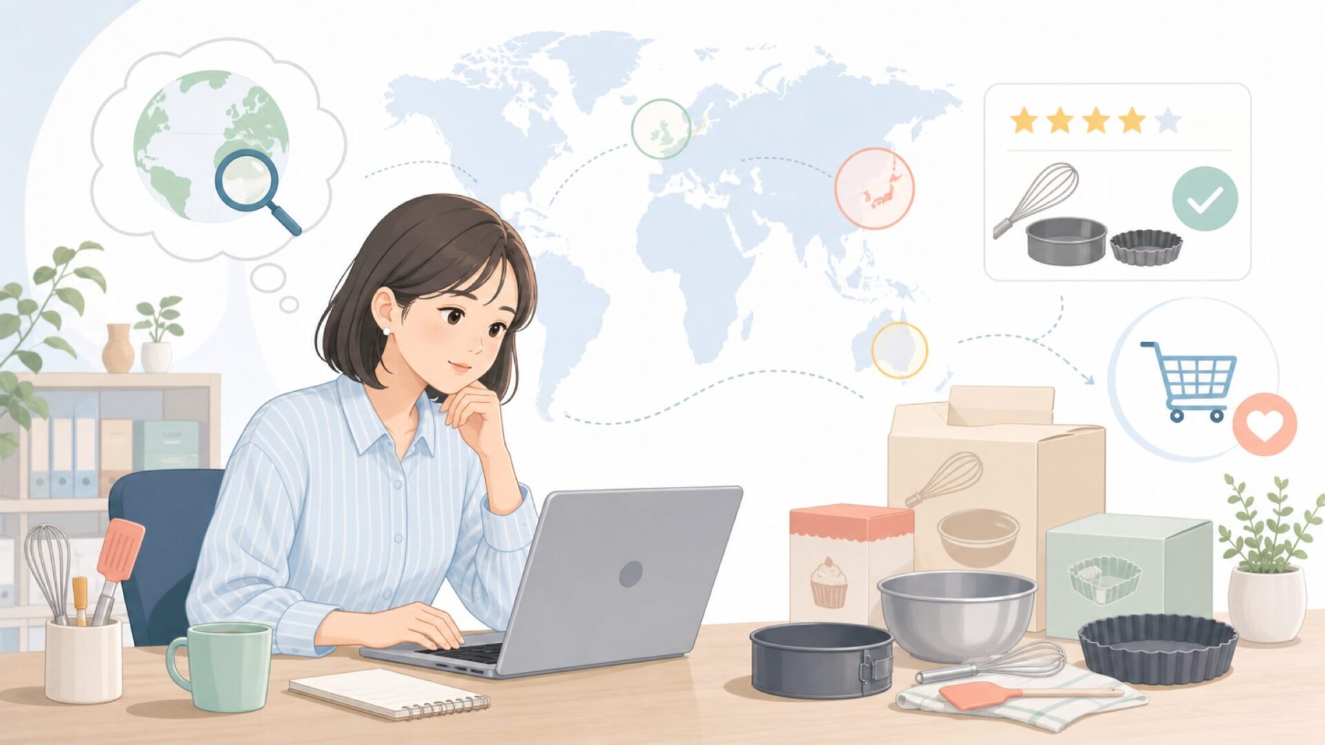 Patisseはどこの国のブランド?製菓用品の特徴と選び方を解説の要点を表すイラスト
