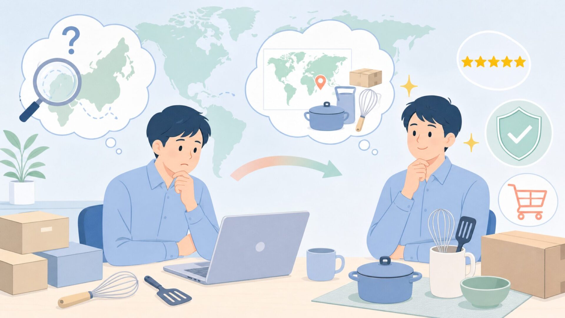 Linden Swedenはどこの国？キッチン用品の魅力を解説の要点を表すイラスト
