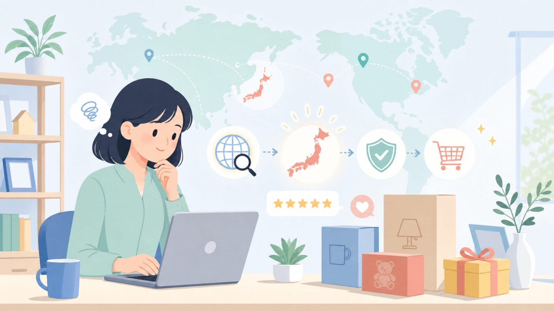 Hoptimistはどこの国のブランド？贈る前に知っておきたい全知識の要点を表すイラスト