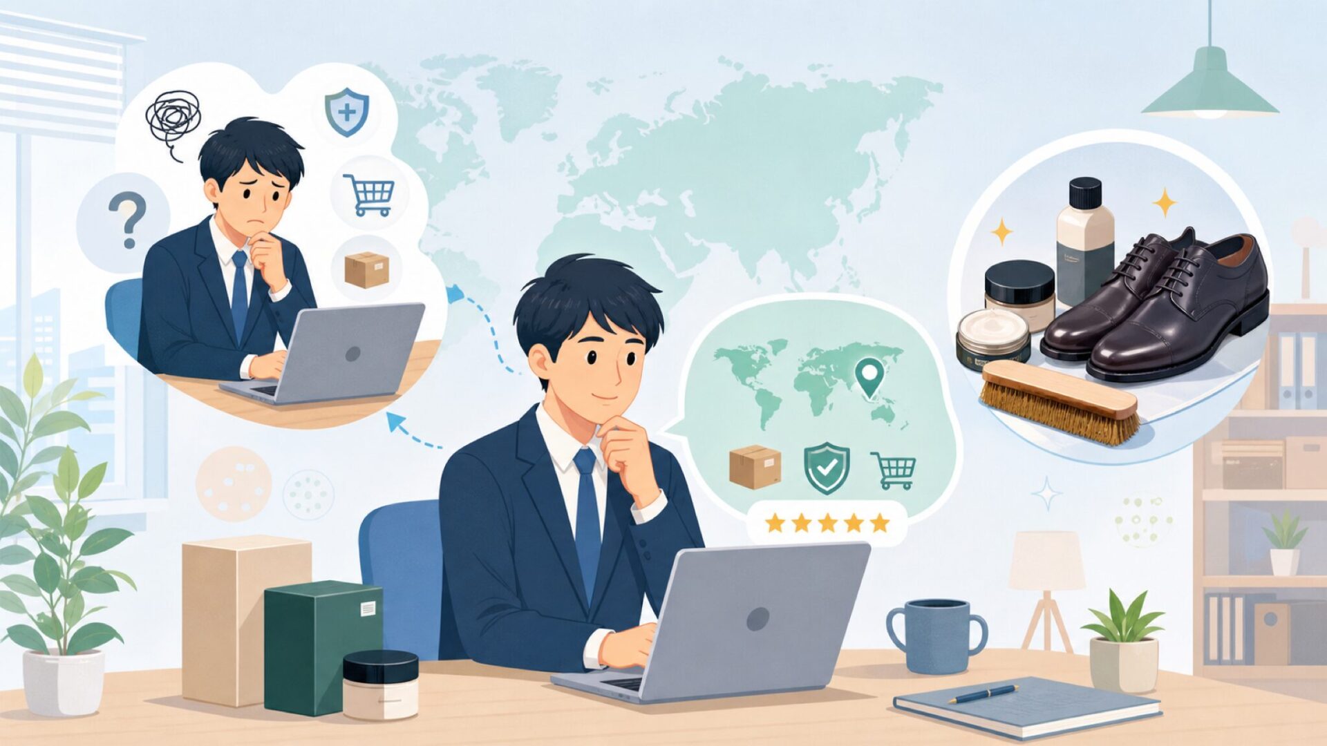 Collonilシューケアはどこの国?特徴と口コミを徹底解説の要点を表すイラスト