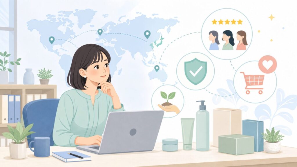 Avedaヘアケアはどこの国のブランド?口コミと人気商品も紹介の要点を表すイラスト