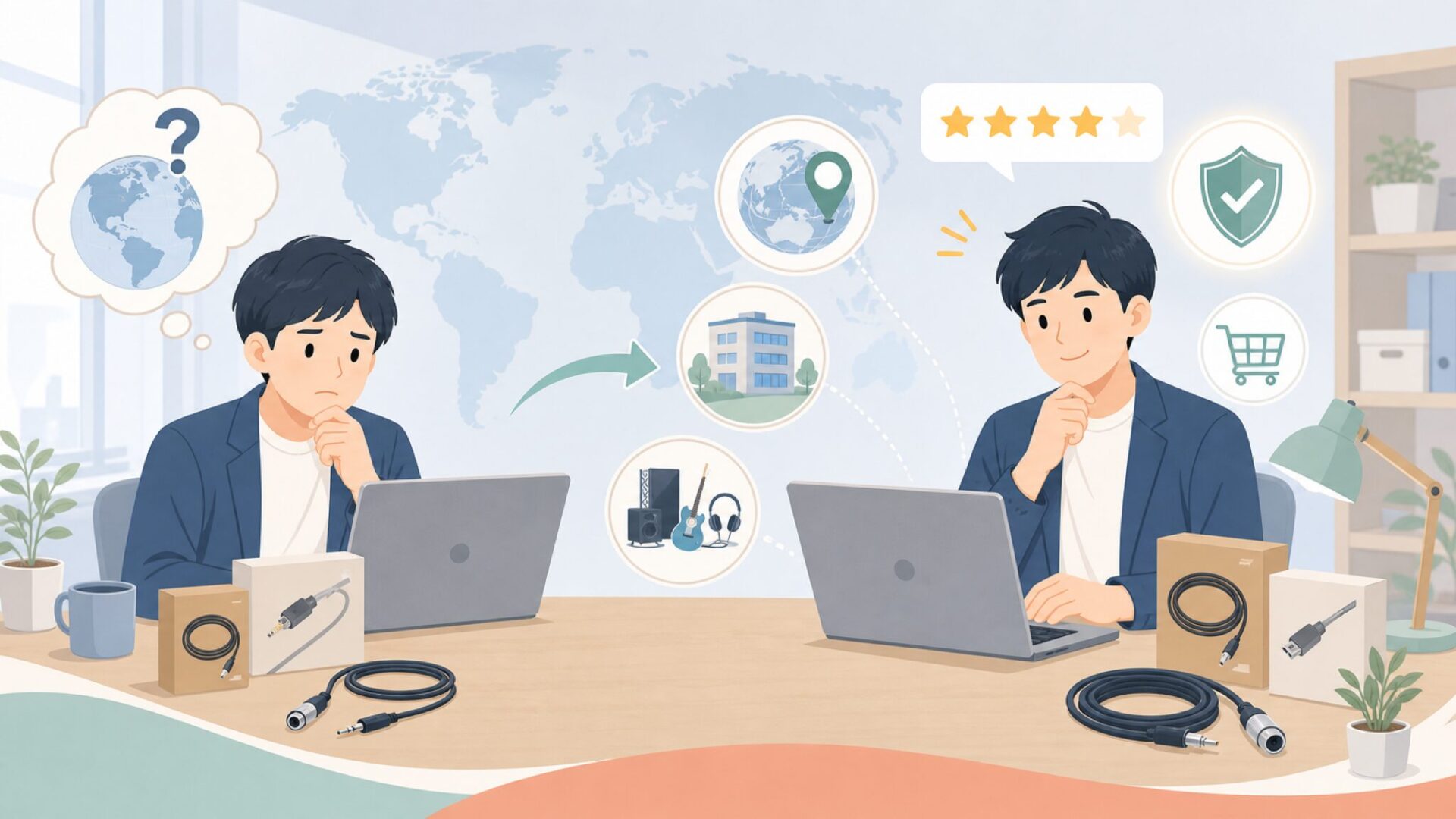 Sommer Cableはどこの国？ブランド背景と選び方を解説の要点を表すイラスト