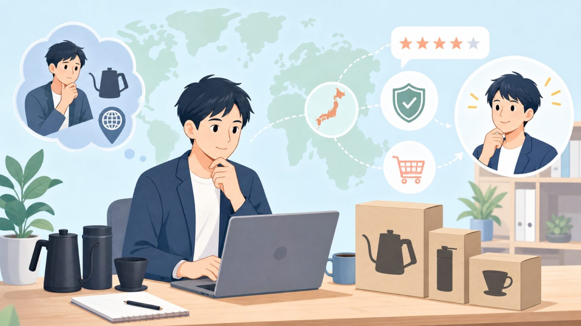 Fellowはどこの国のブランド?代表商品と選び方を徹底解説の要点を表すイラスト