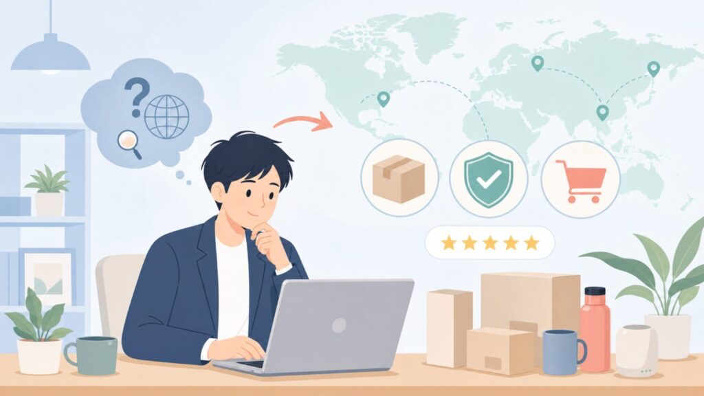 notNeutralカップはどこの国のブランド？正体と選び方を解説の要点を表すイラスト