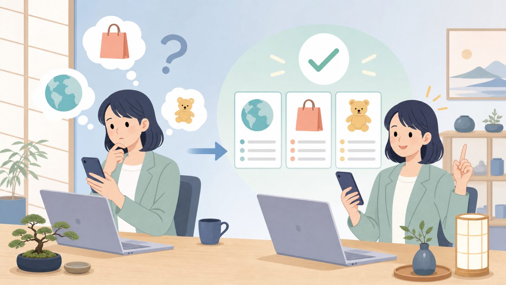 OOLYはどこの国のブランドか──まず結論からを表すイラスト