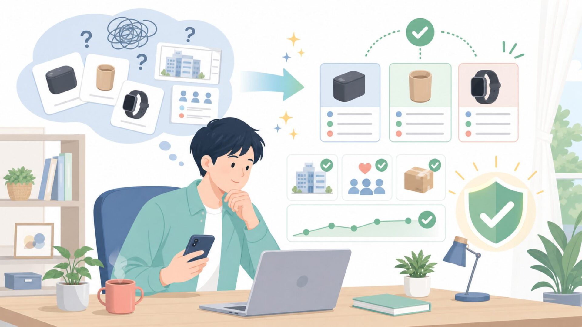 RELANESSはどこの国のブランド？会社概要とMakuake実績から見る信頼性を表すイラスト