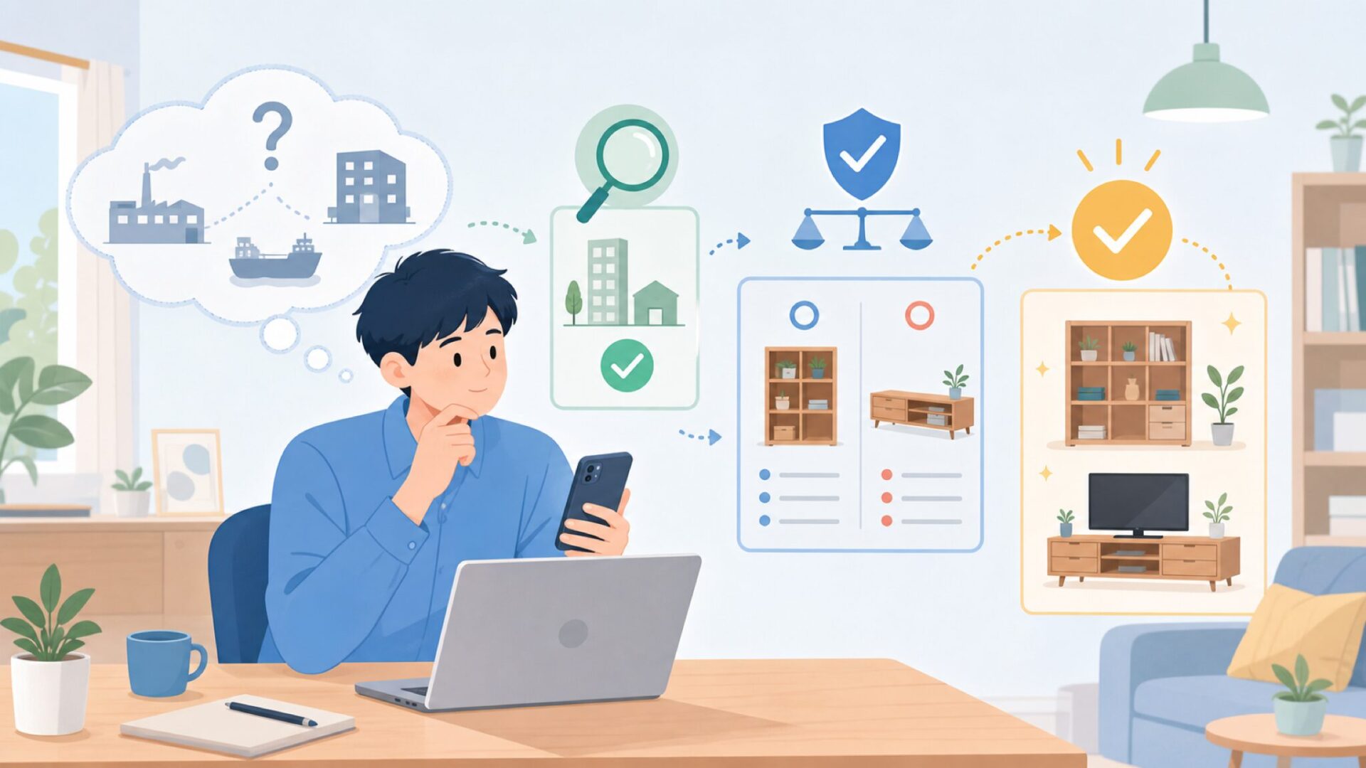 IRONCKはどこの国のブランド?正体をまず確認しようを表すイラスト
