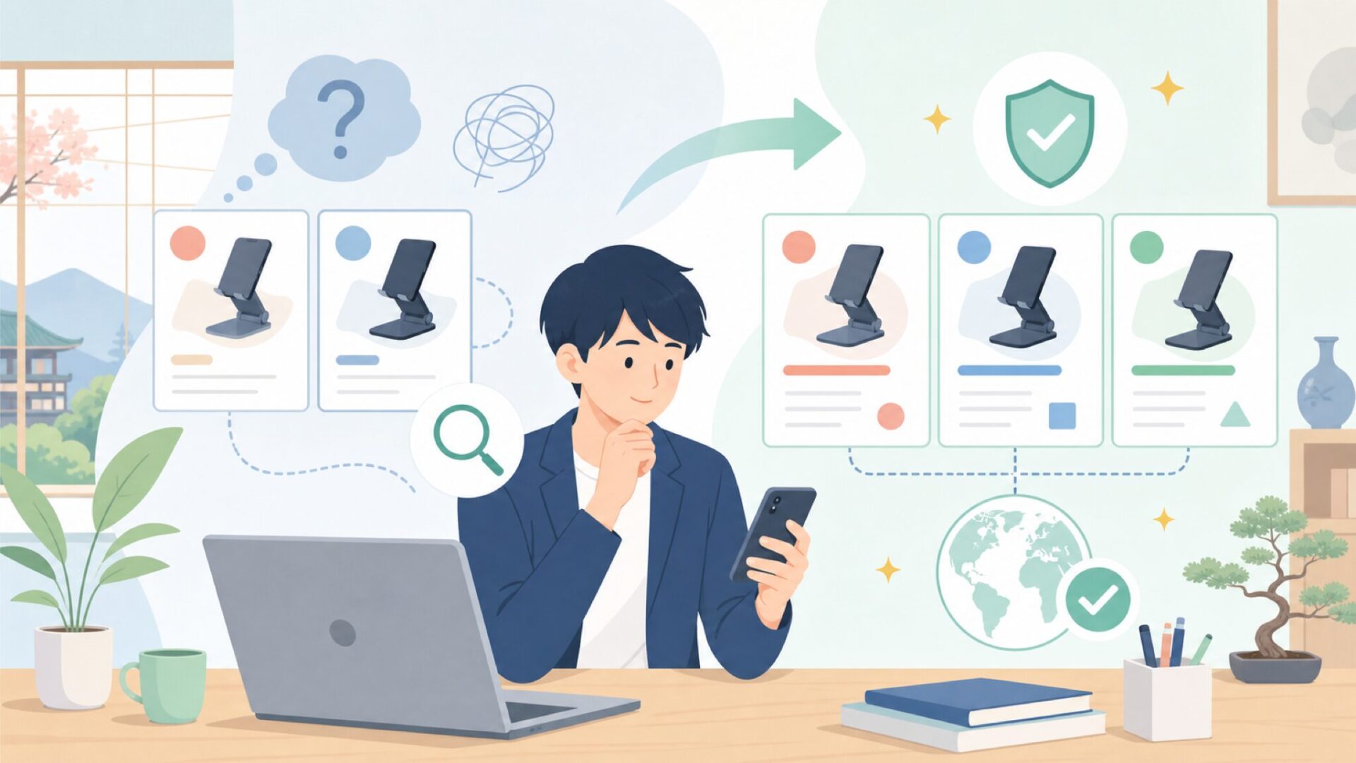 Lomicallの正体は?表記ゆれと運営国をまず整理するを表すイラスト