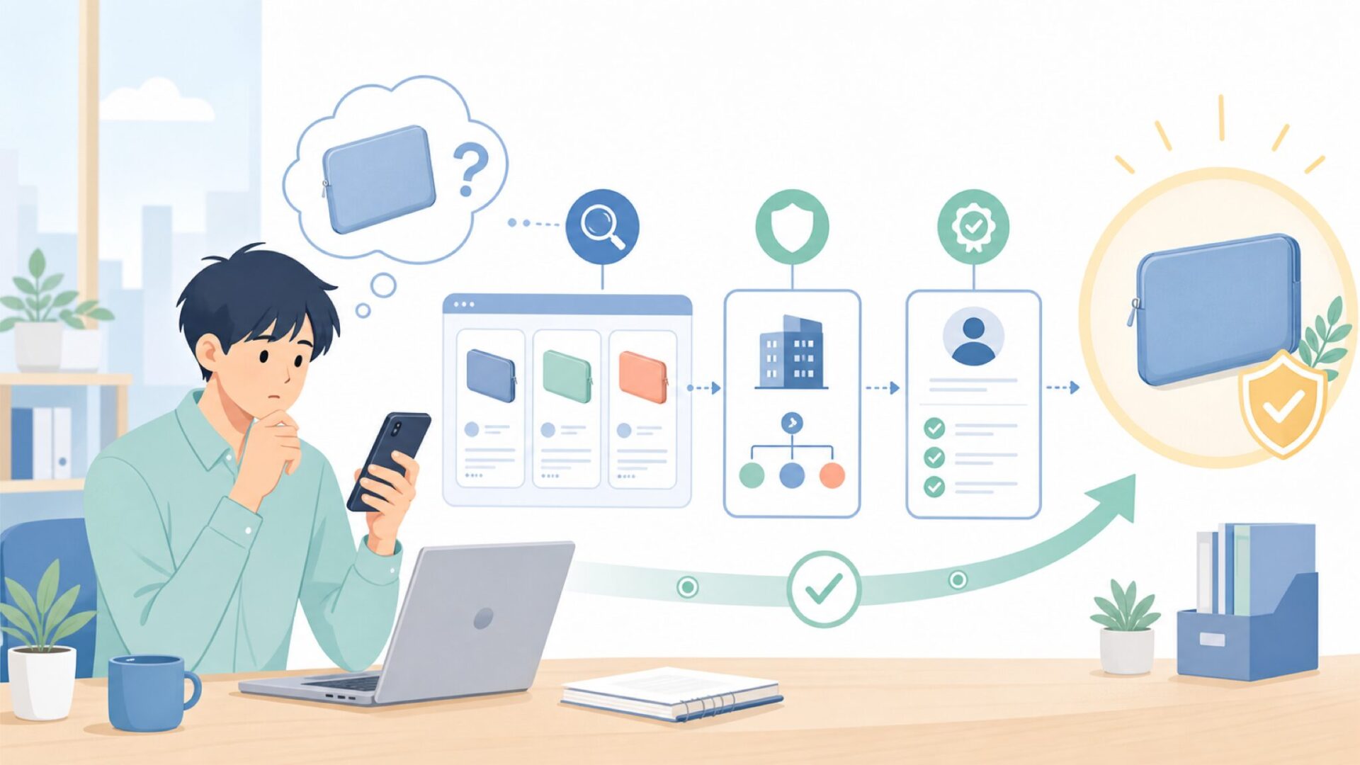 FINPACはどこの国のブランド？運営会社と正体を確認するを表すイラスト