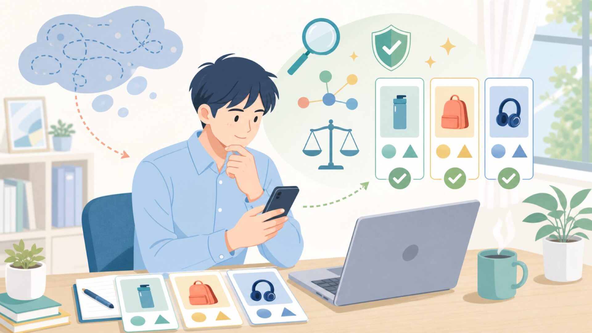 なぜTwoTreesの「国」が気になるのか?不安の正体を分解を表すイラスト