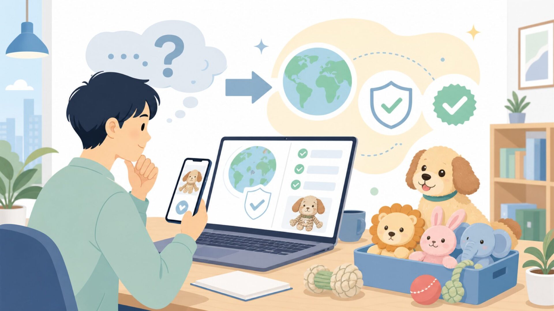 Fluff & Tuffはどこの国のブランド?正体とブランド概要を表すイラスト
