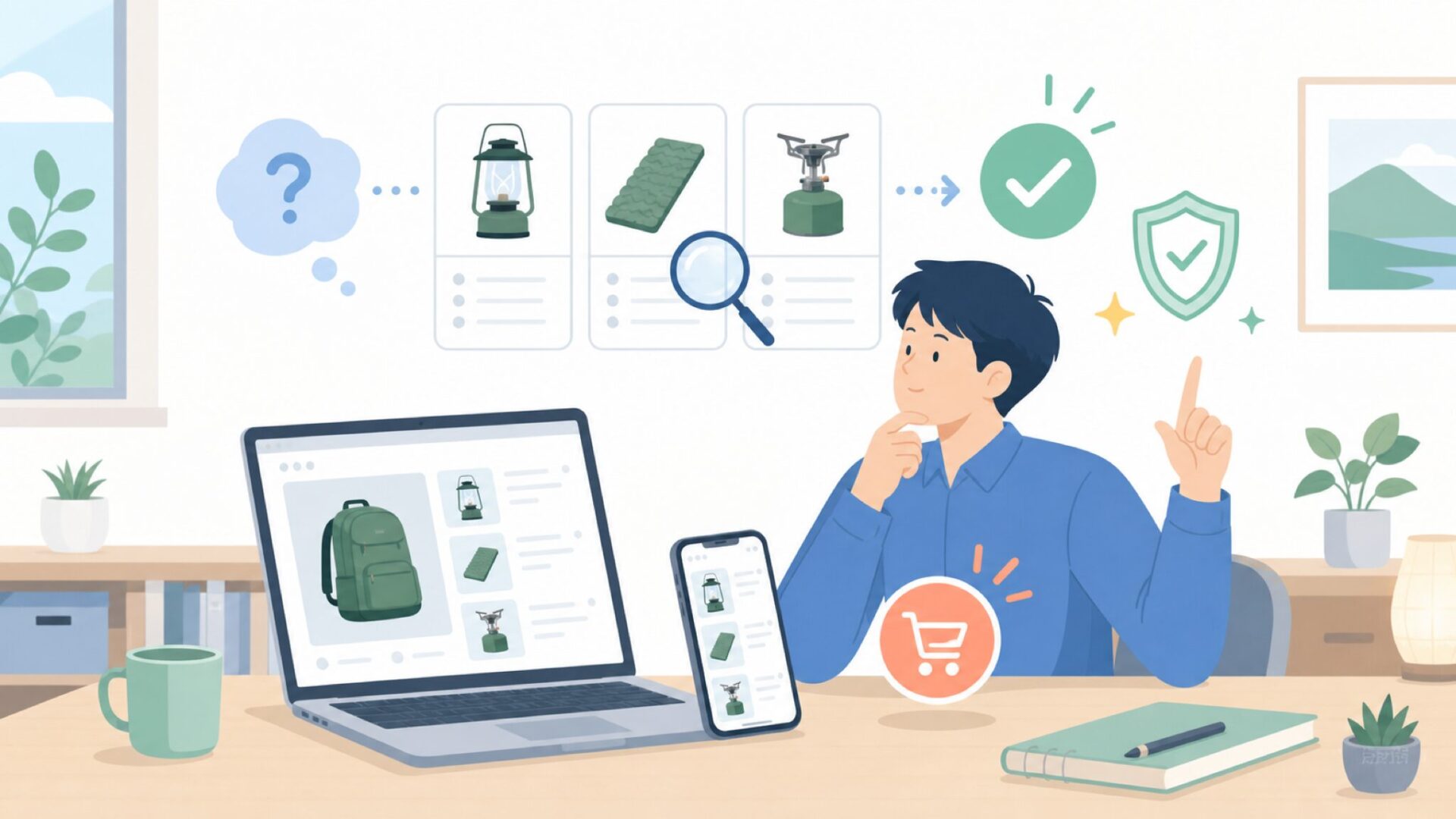 Coghlans(コフラン)ってどんなブランド?読み方と正体を先に解消を表すイラスト