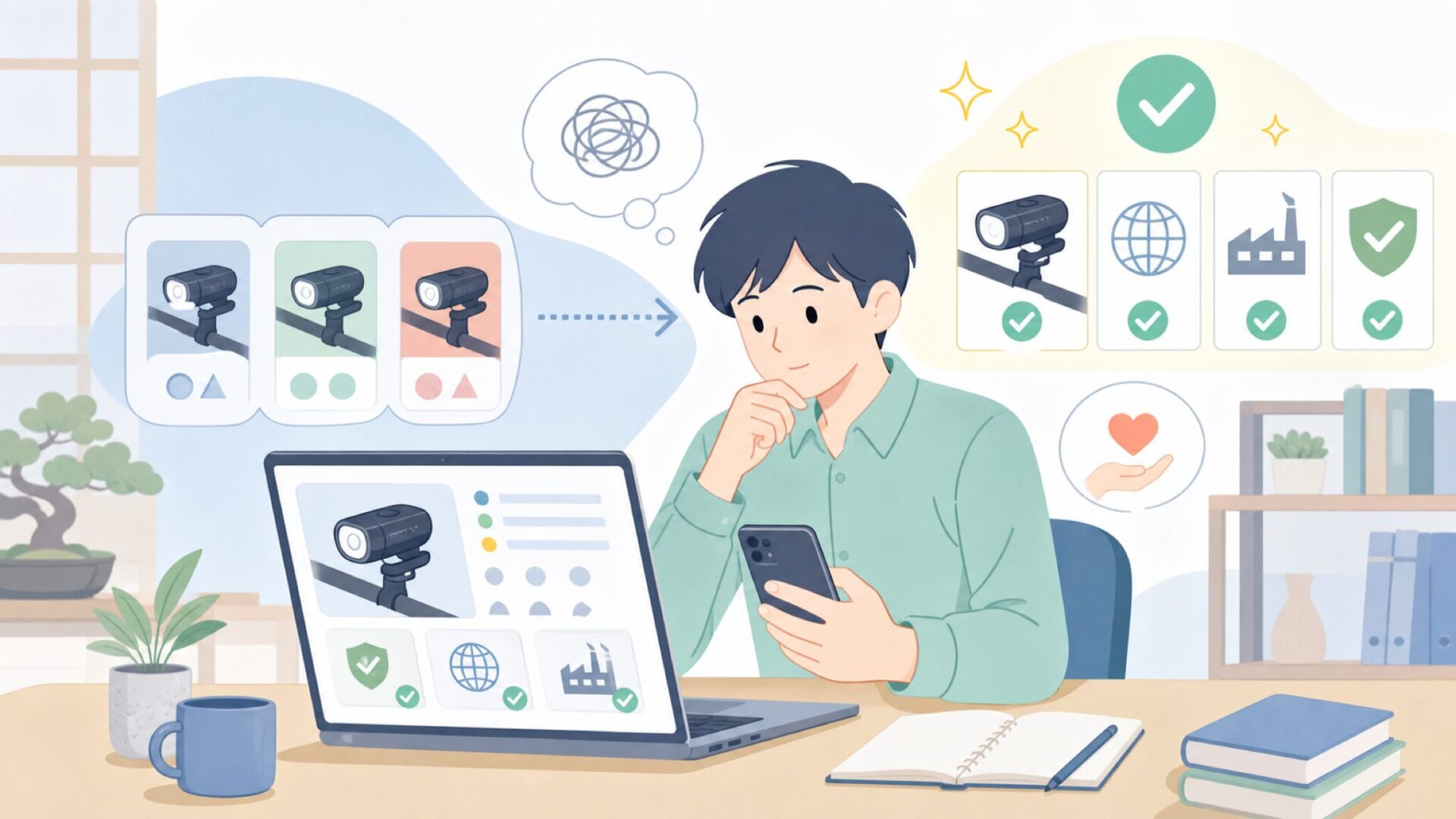 LEZYNE(レザイン)はどこの国のブランド?正体と成り立ちを表すイラスト