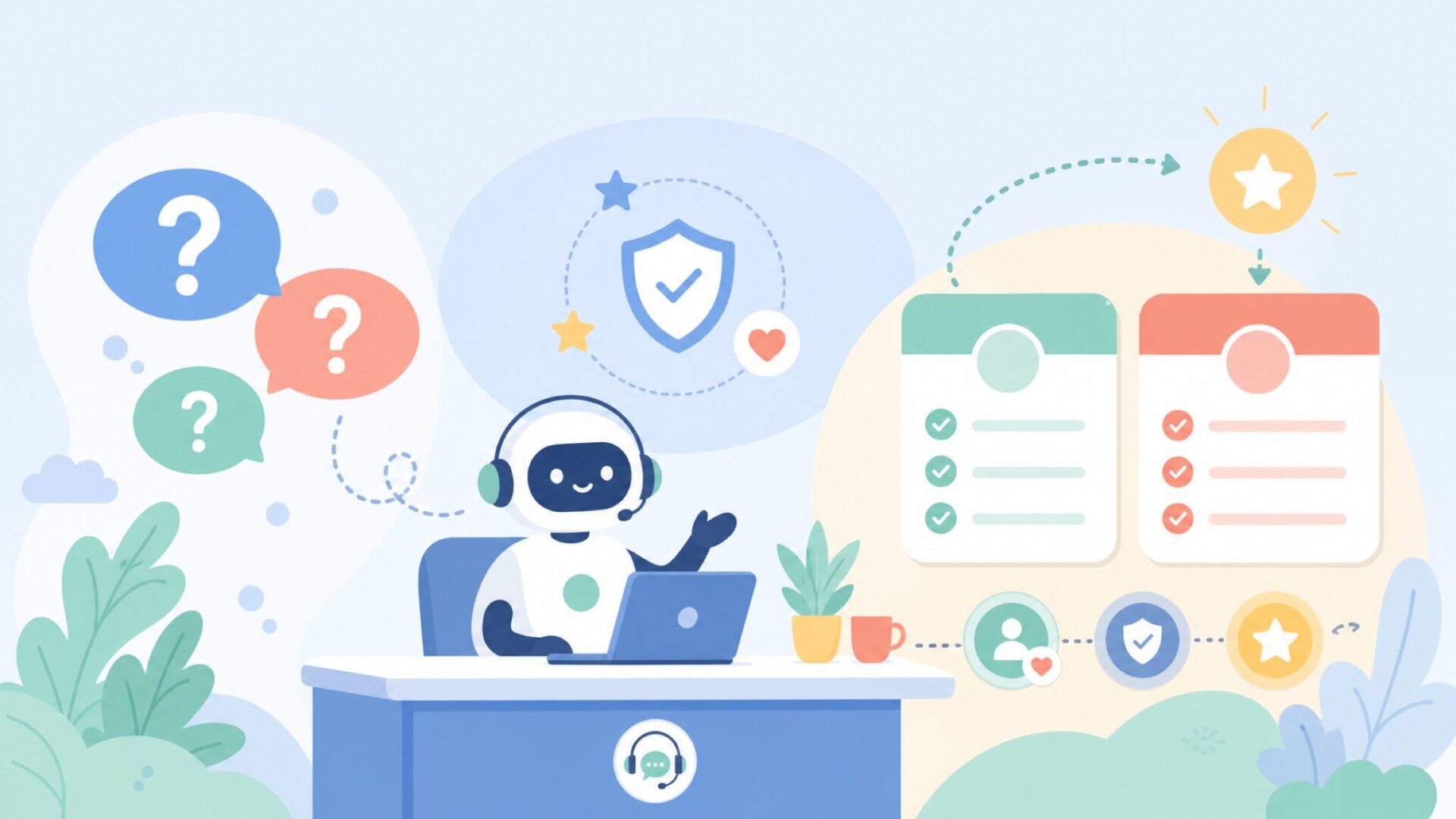 よくある質問を表すイラスト