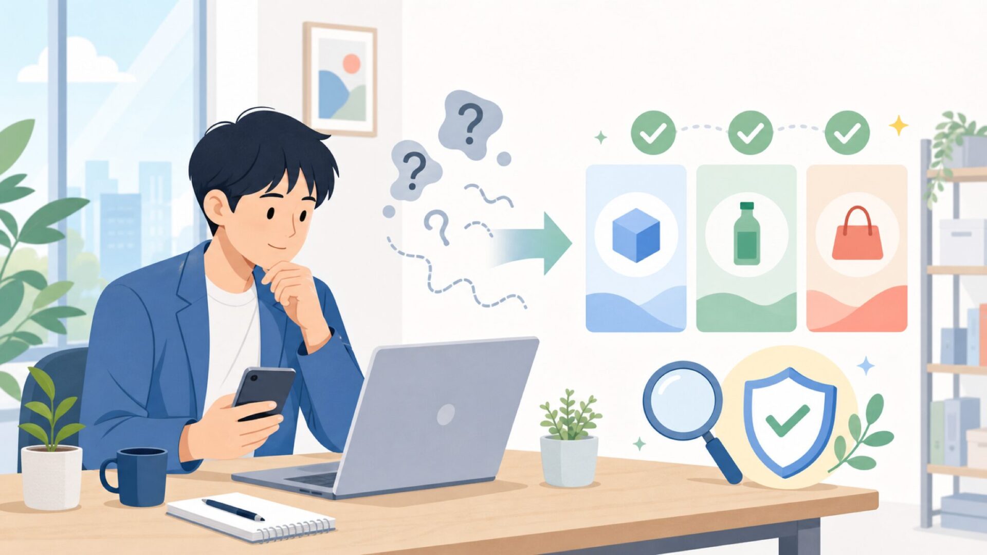 HZXVOGENはどこの国のブランド？知られざる出所を整理するを表すイラスト