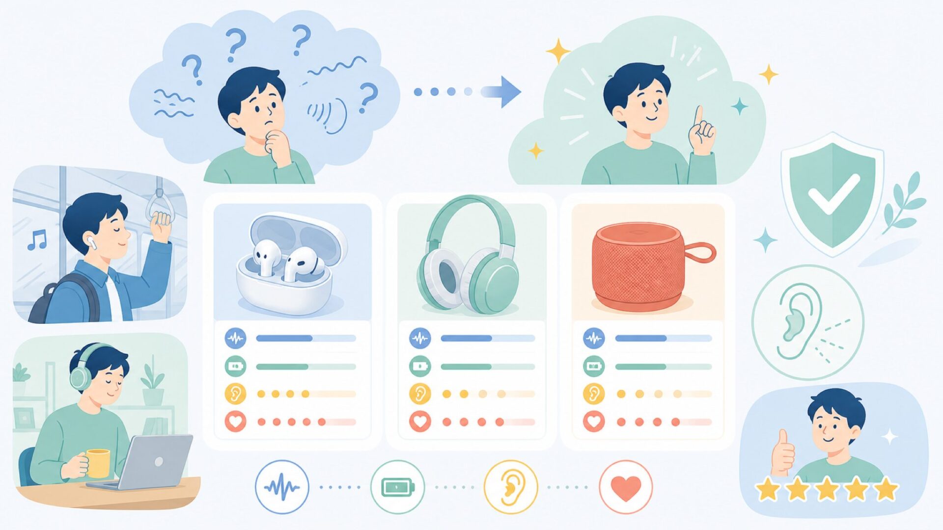 BERIBES WH202Aの基本スペックを整理するを表すイラスト