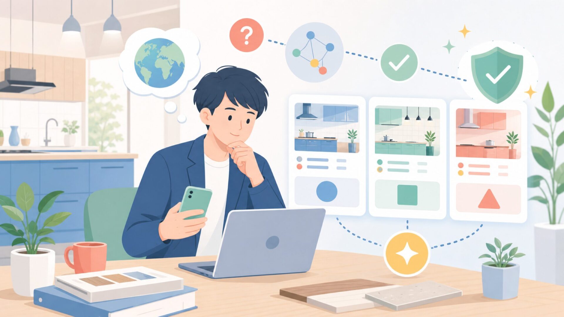 Judgeキッチンはどこの国のブランド?基本情報を整理を表すイラスト