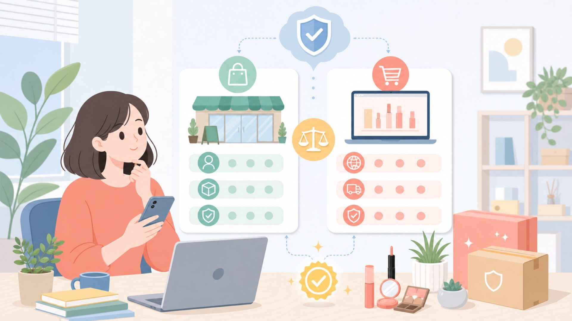 日本でI'M MEMEを安心して買える場所を完全整理を表すイラスト