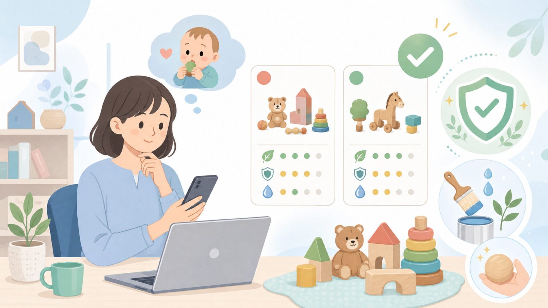 Classic Worldの品質と安全性を確認するを表すイラスト